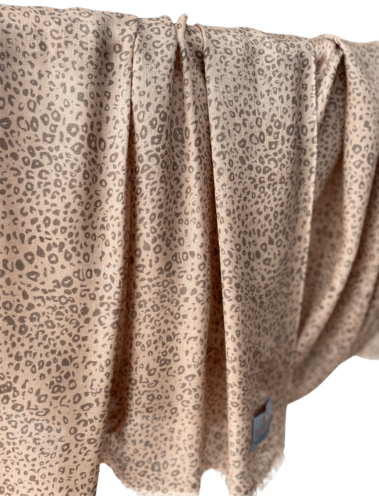 Waterpashmina Scarf Leo Taupe meets Dark Taupe My Store