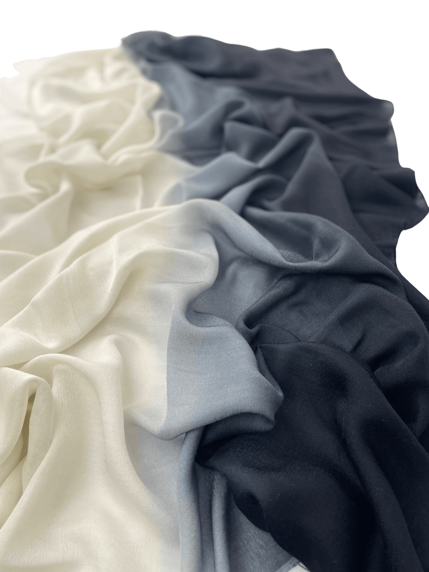 Waterpashmina Scarf Black meets White