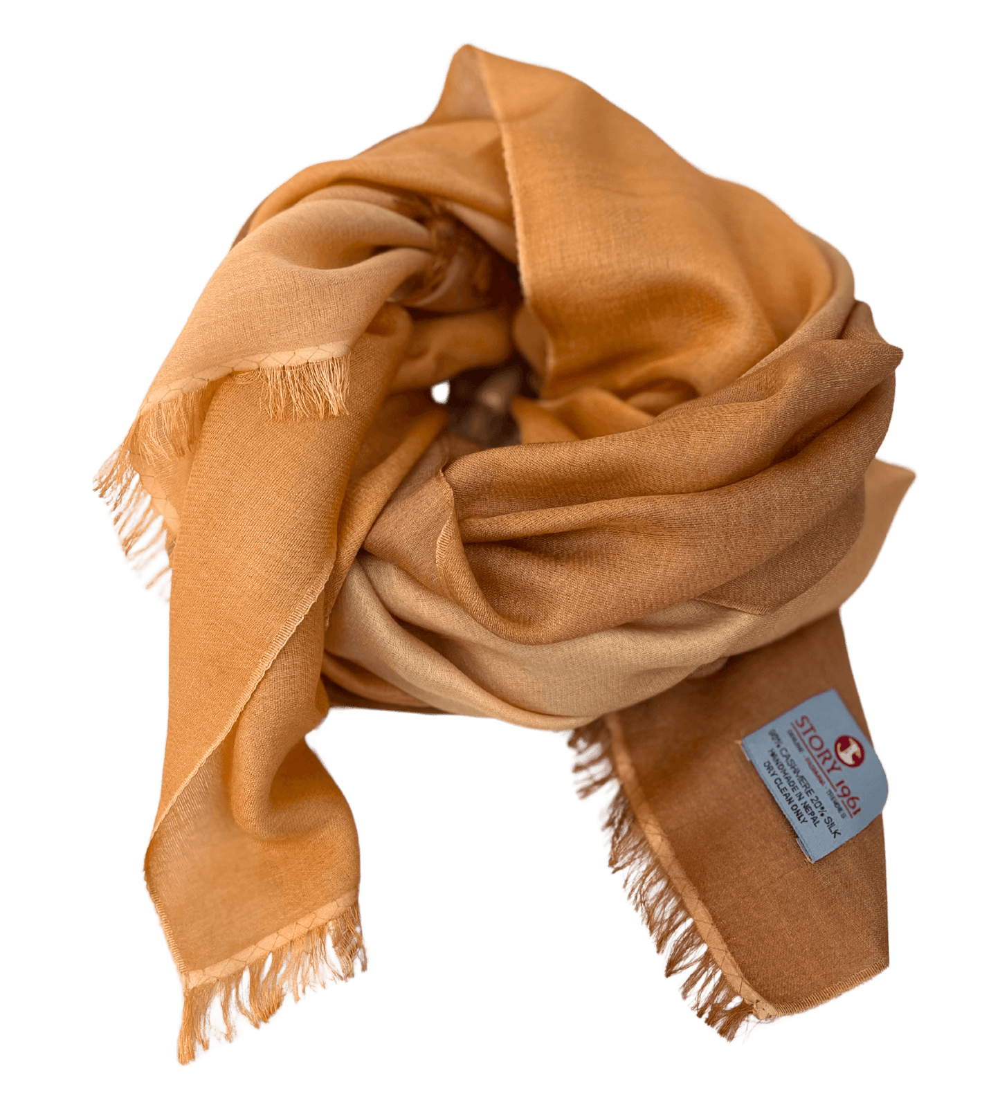 Waterpashmina Scarf Caramel meets Peach