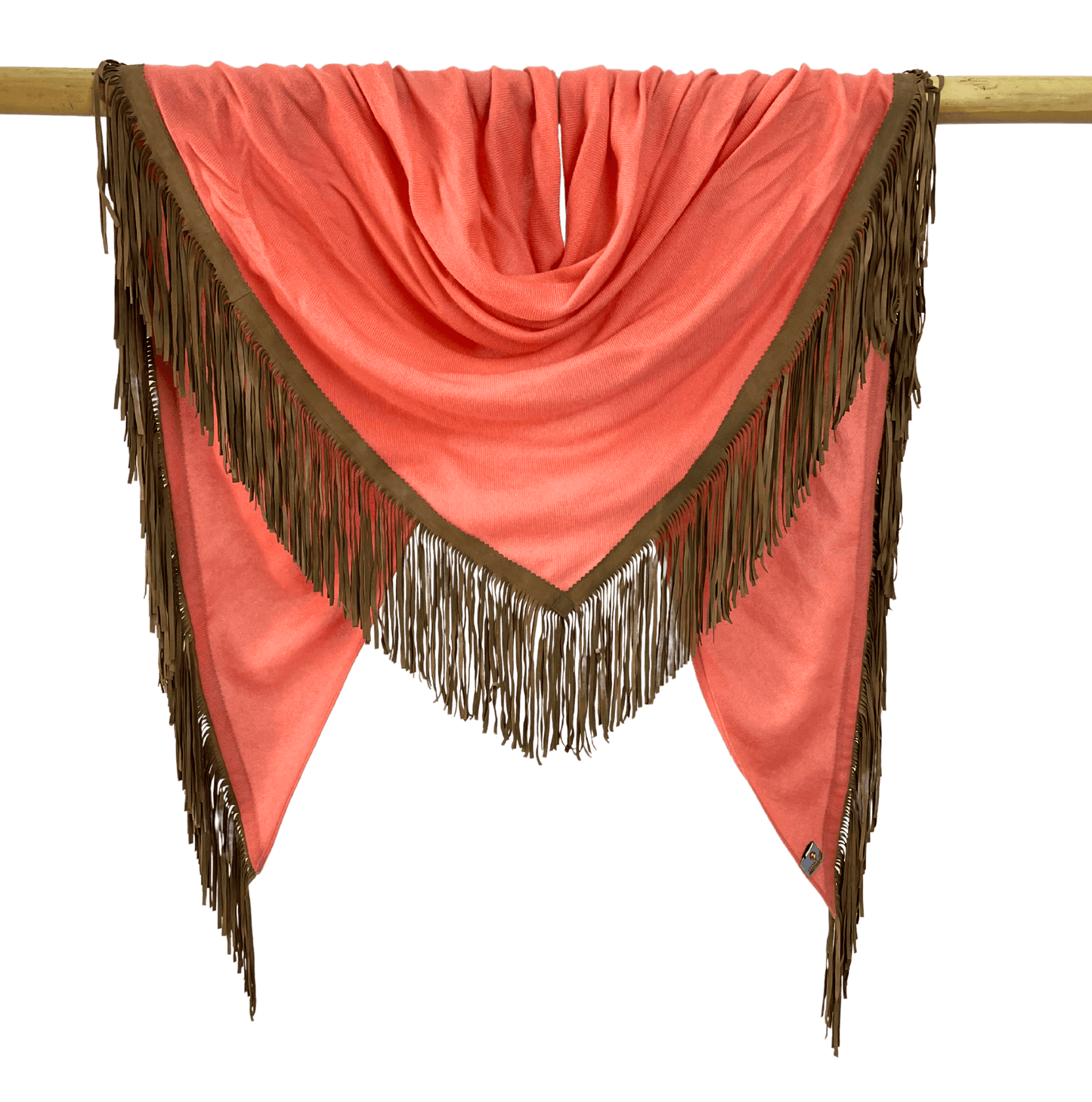 Open Poncho Salmon