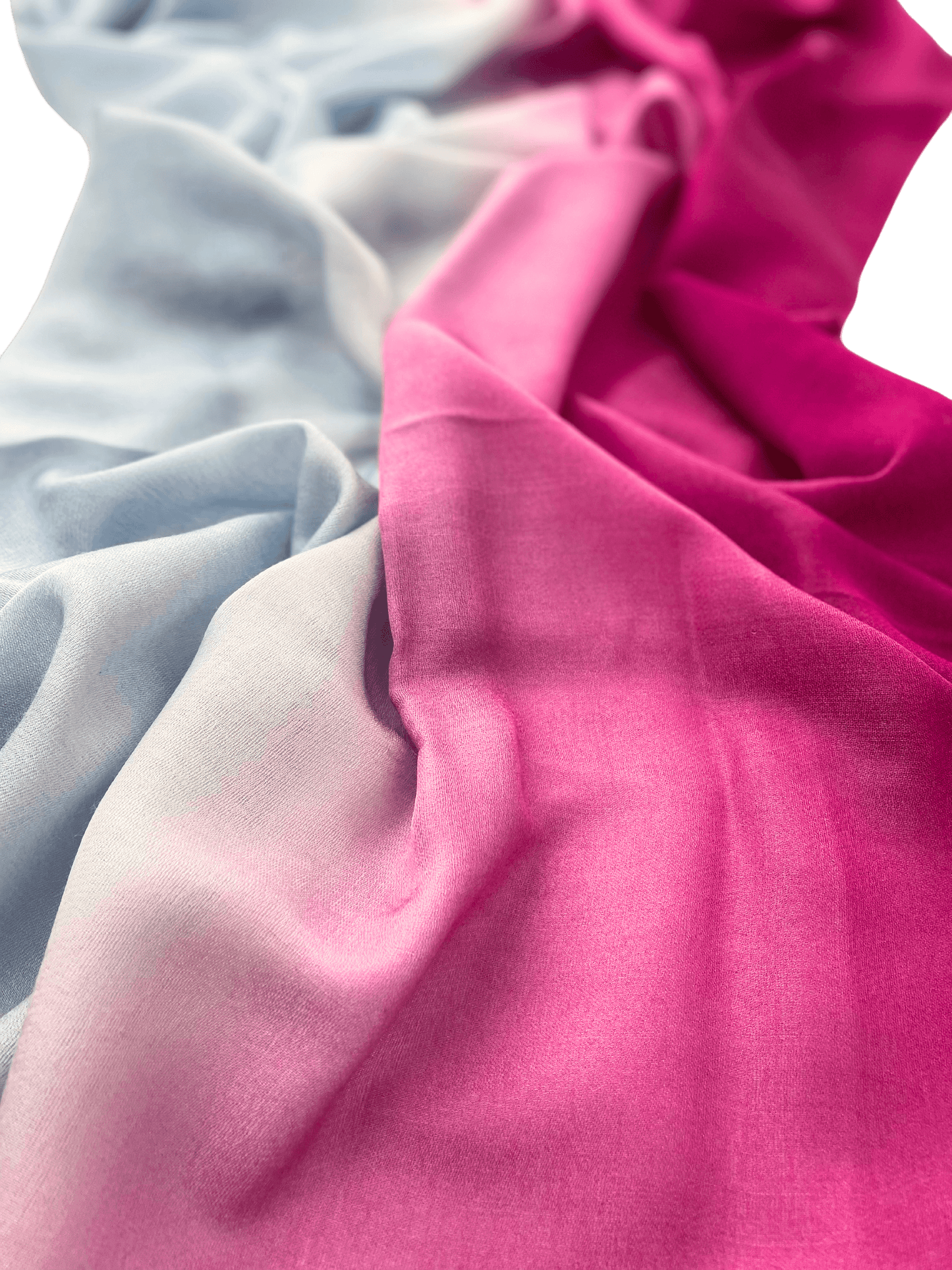 Waterpashmina Scarf Purple meets Baby Blue