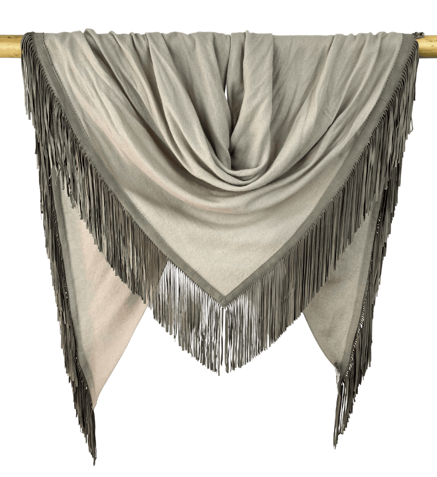 Open Poncho Taupe