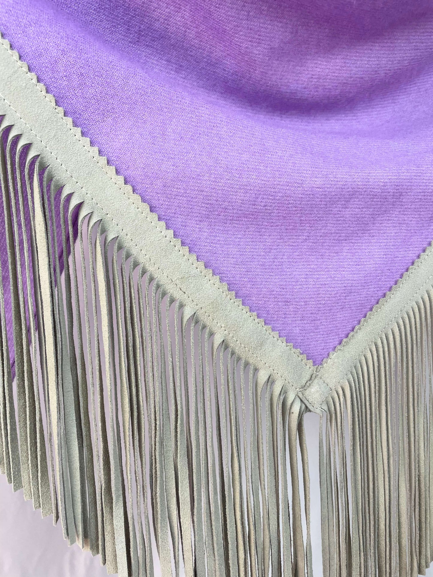 Open Poncho Purple