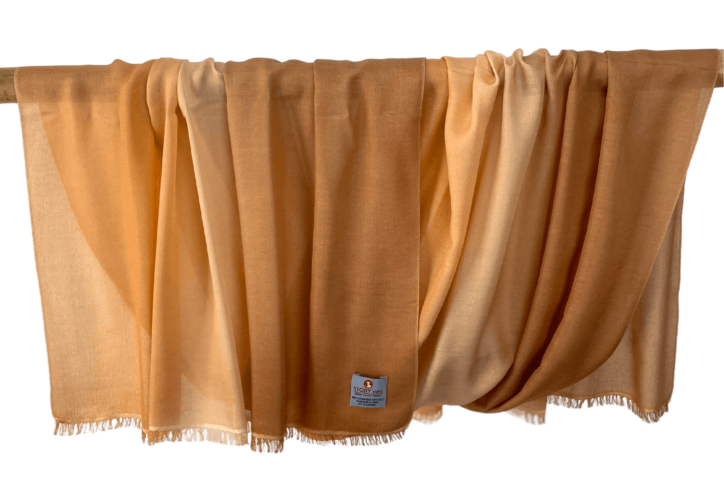 Waterpashmina Scarf Caramel meets Peach