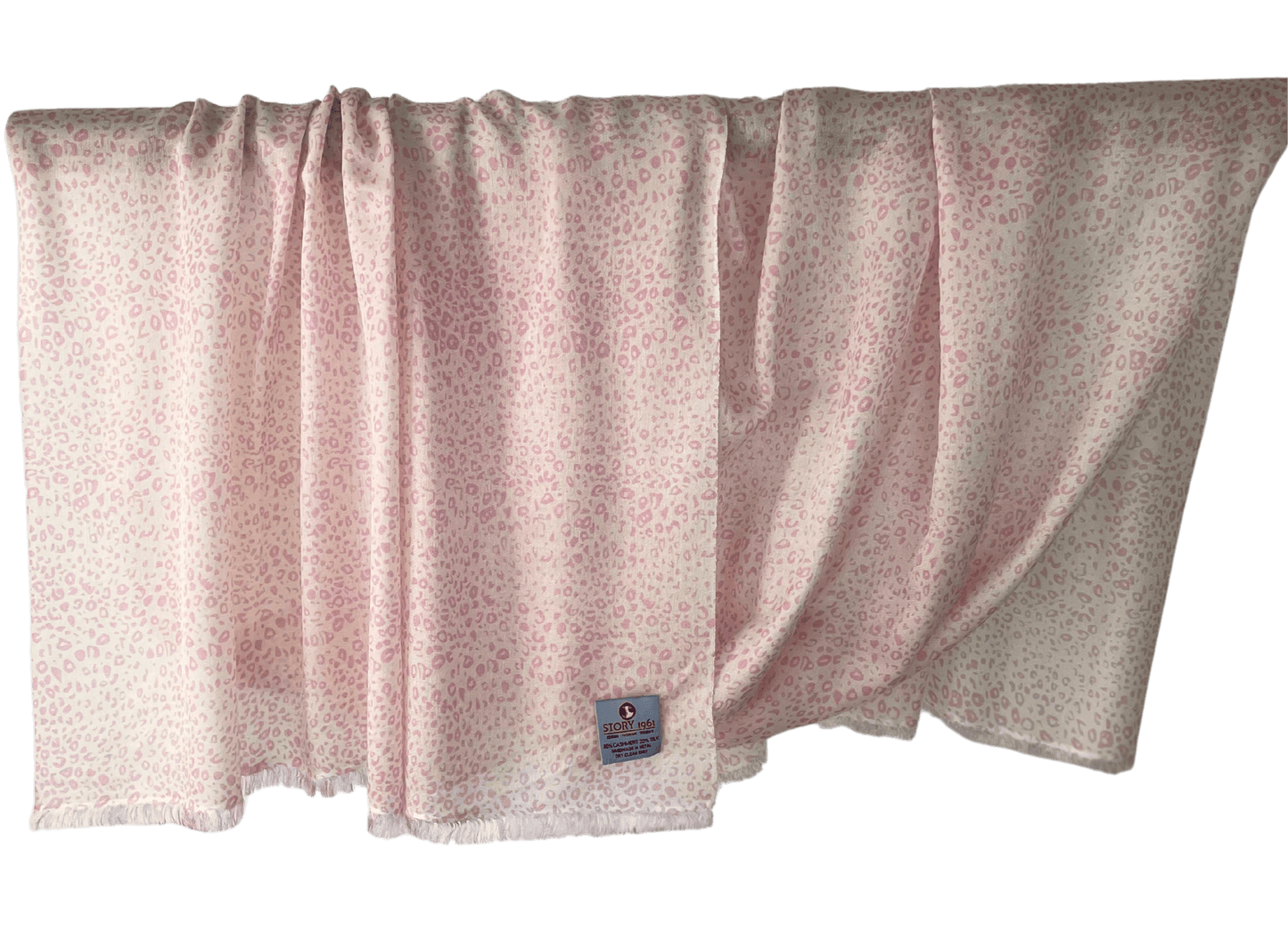 Waterpashmina Scarf Leo Rose meets White
