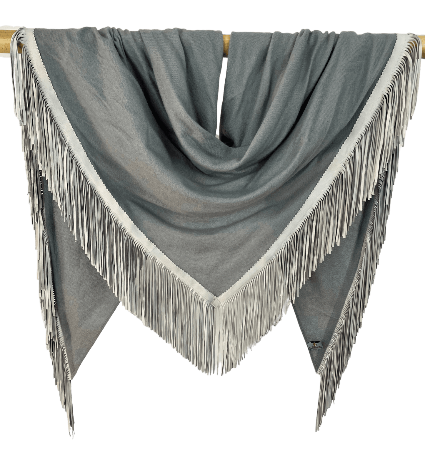 Open Poncho Grey