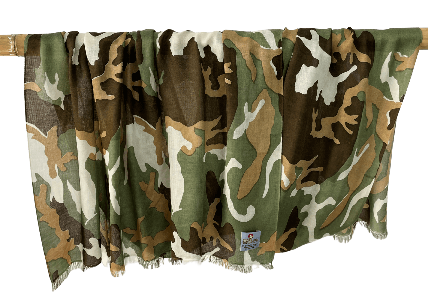 Waterpashmina Scarf Camouflage Military