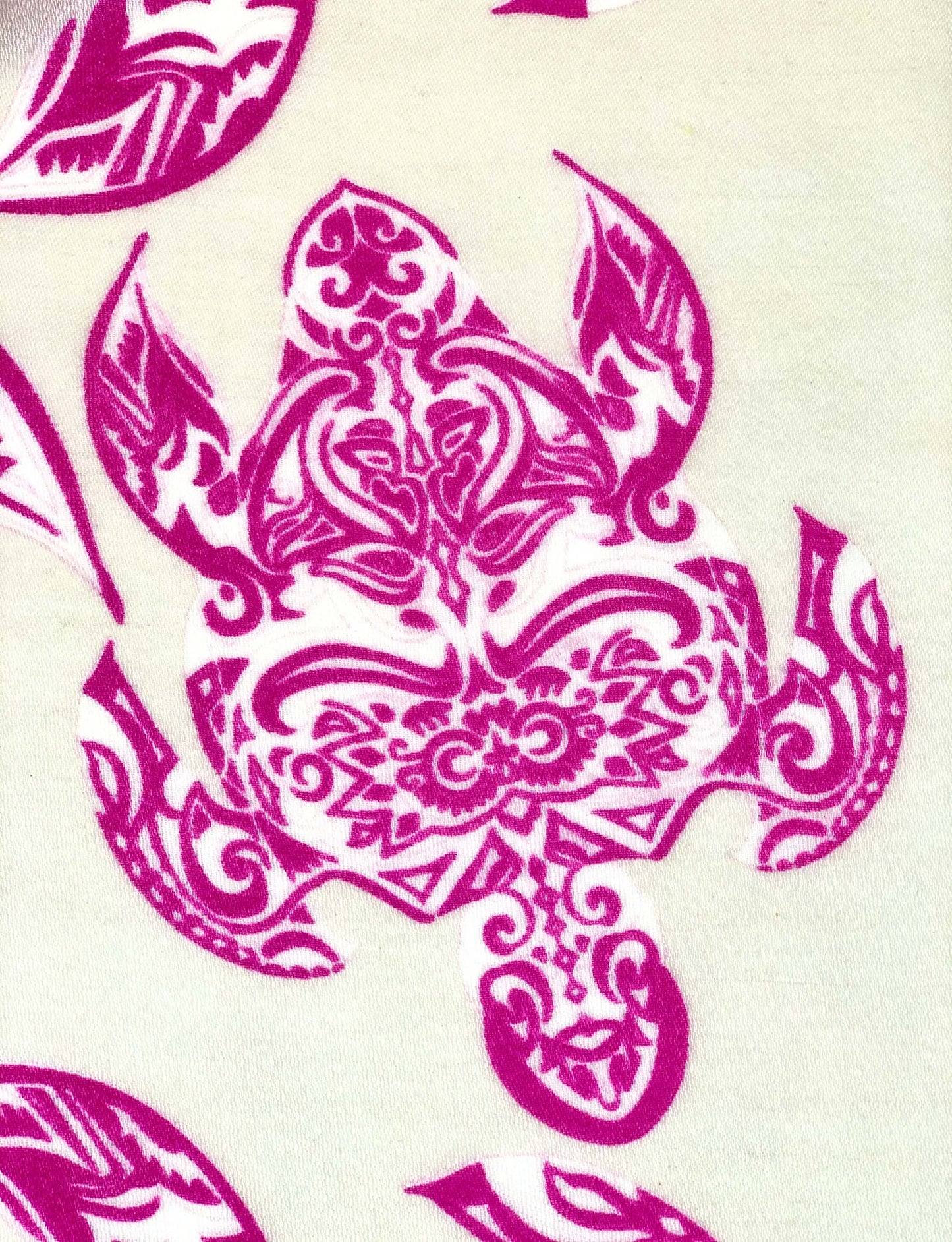 Waterpashmina Scarf Turtle Cream meets Purple