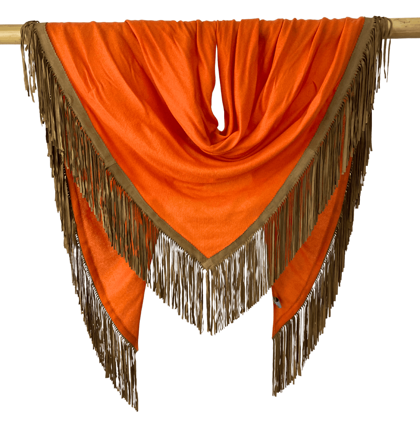 Open Poncho Orange