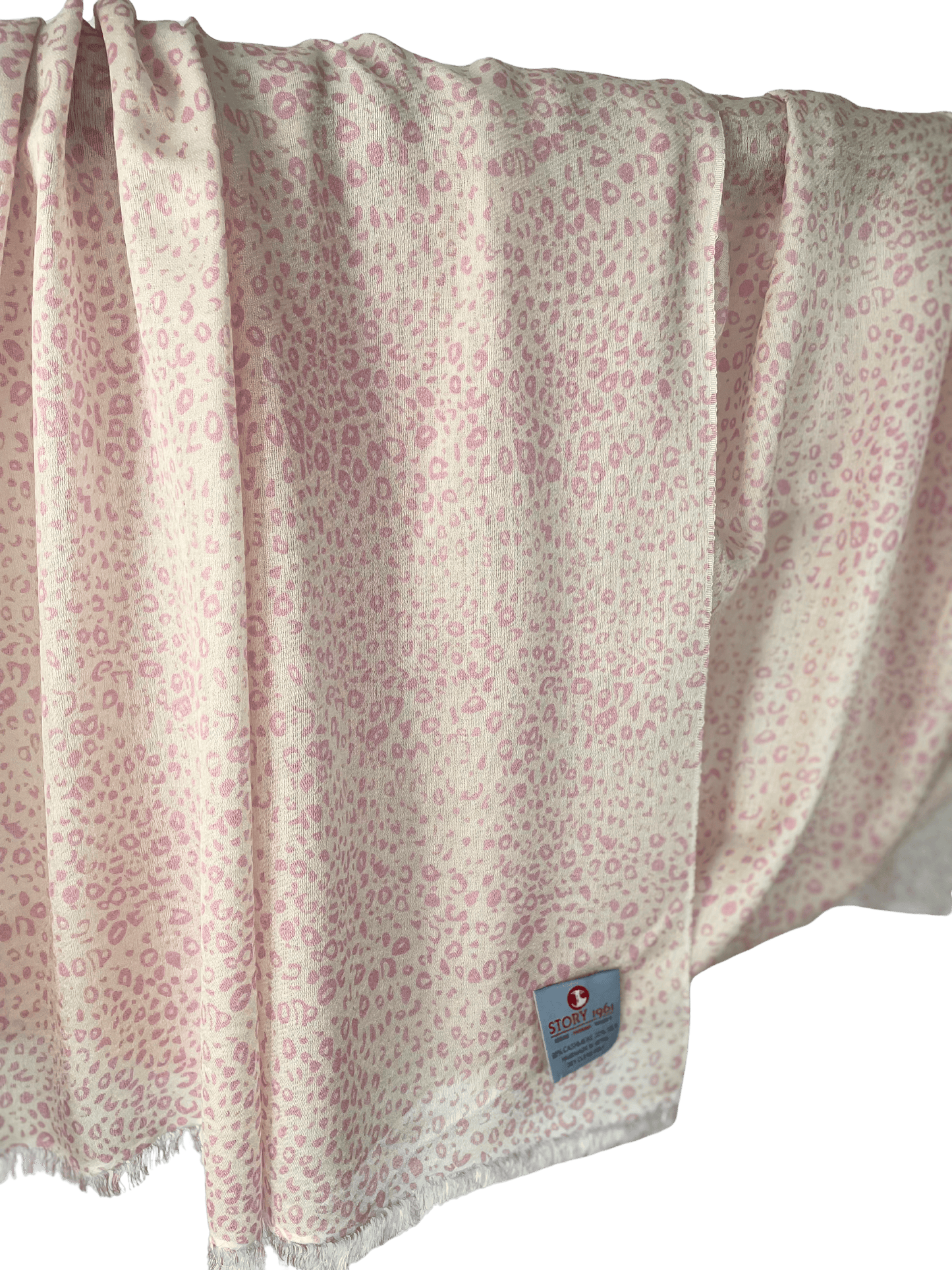 Waterpashmina Scarf Leo Rose meets White My Store