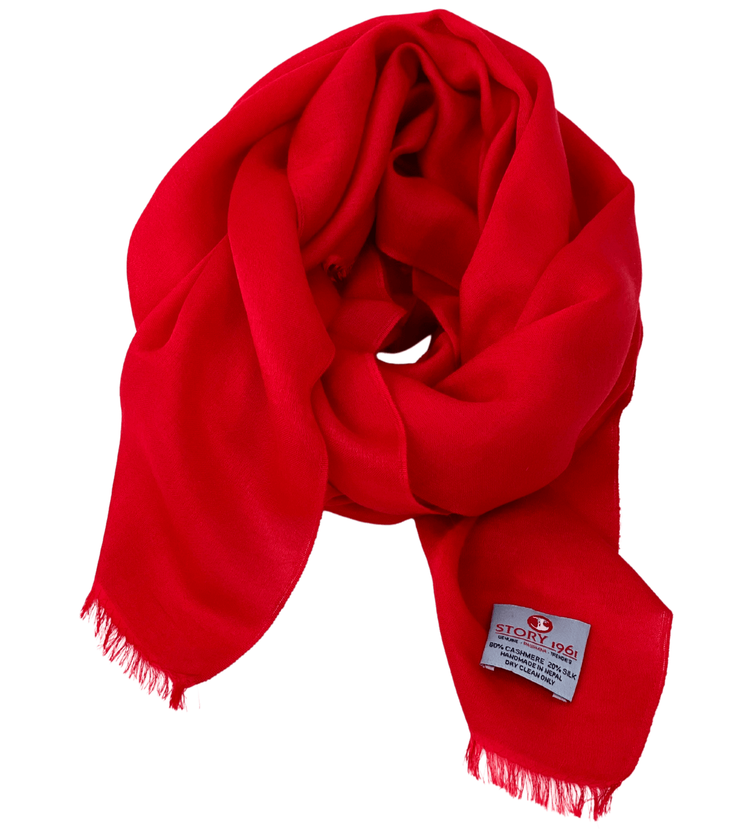 Waterpashmina Scarf Tomato Red