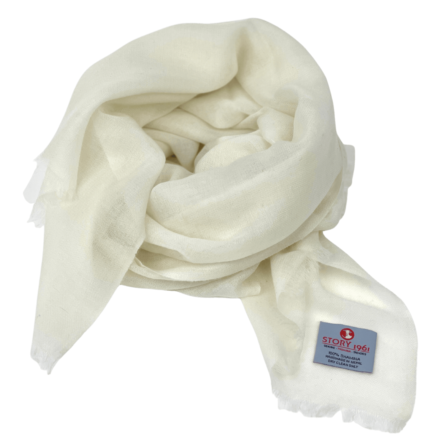 Shamina Scarf White