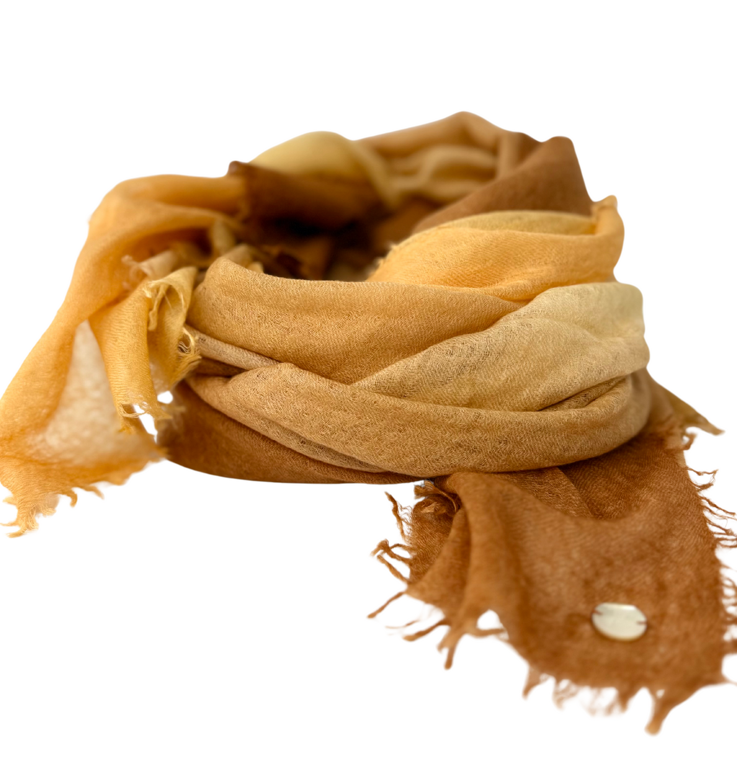 Shamina 100% finest Baby Cashmere Brown/ Orange / Mandarin