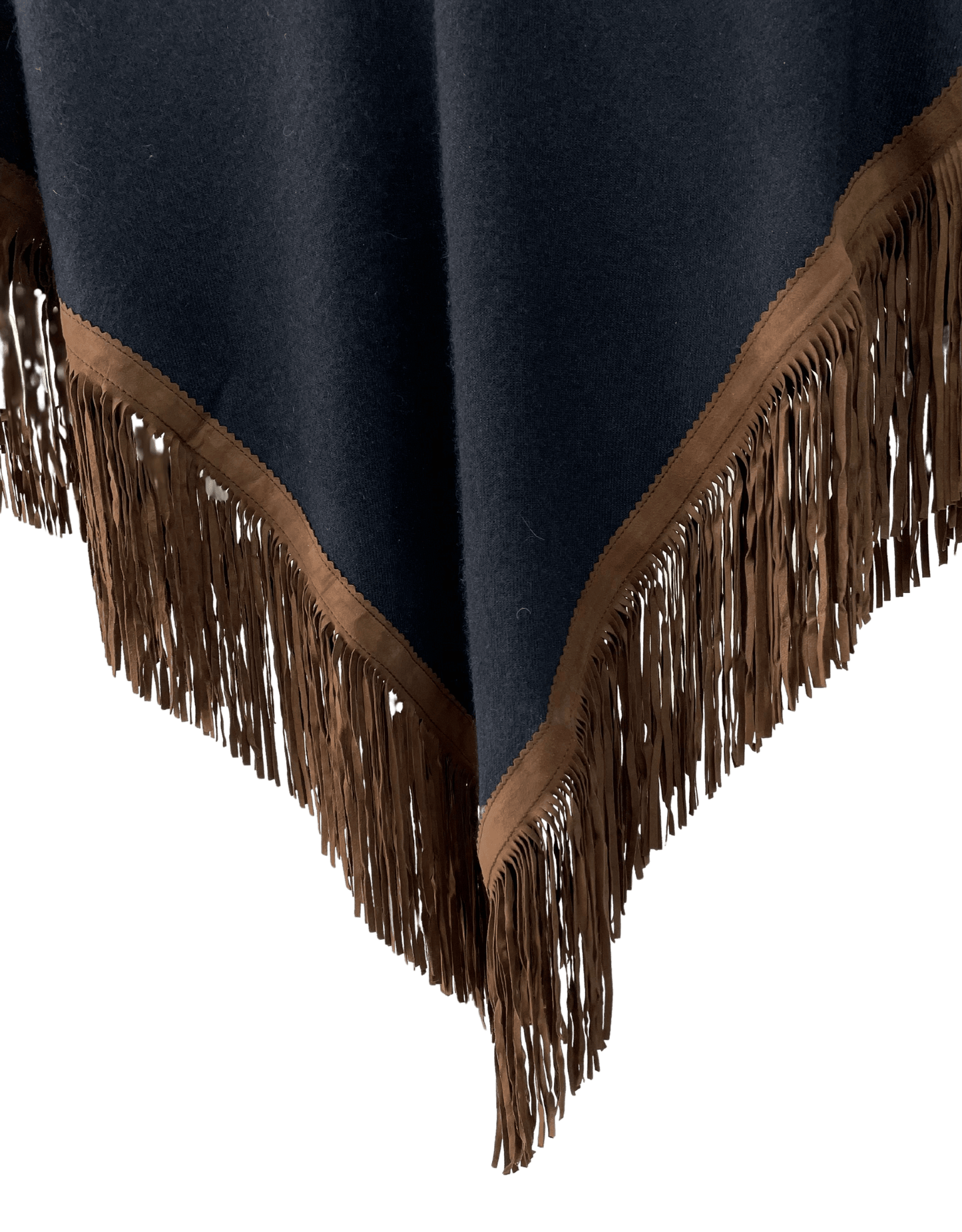 Classic Poncho Navy Blue