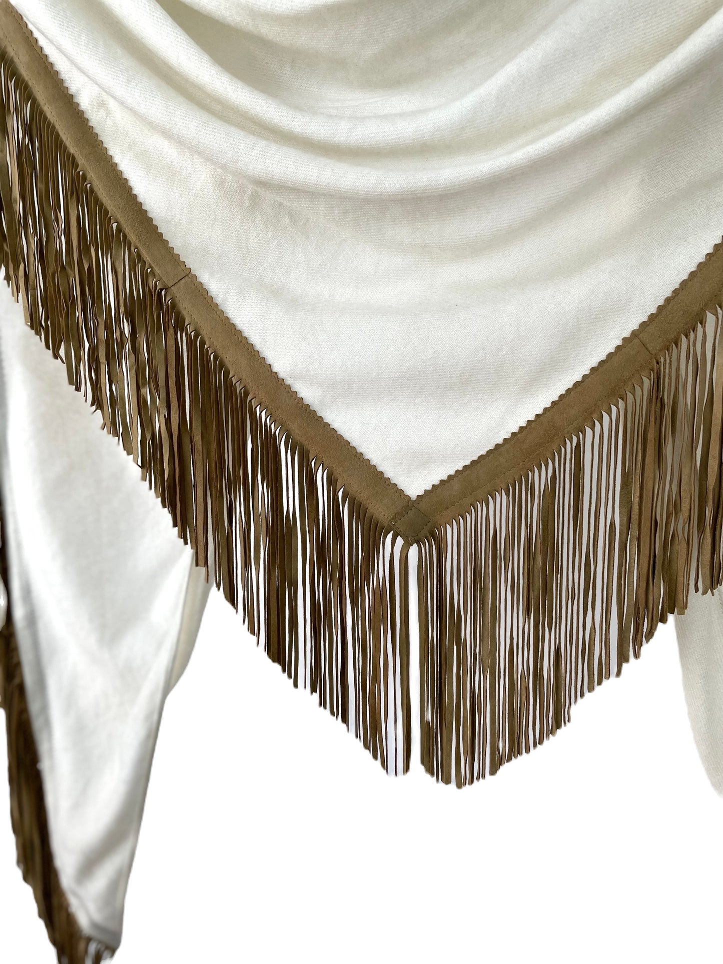 Open Poncho White