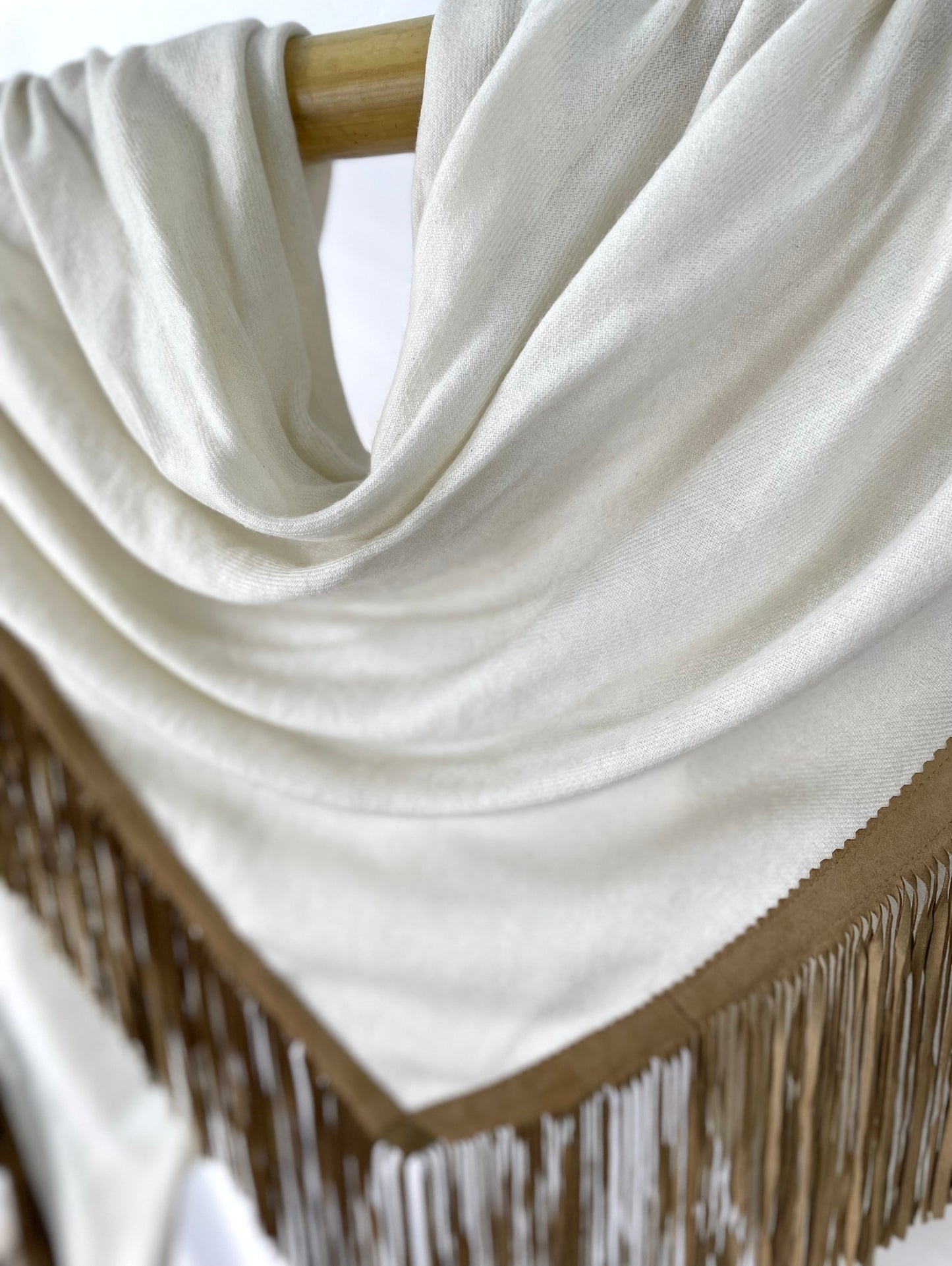 Open Poncho White