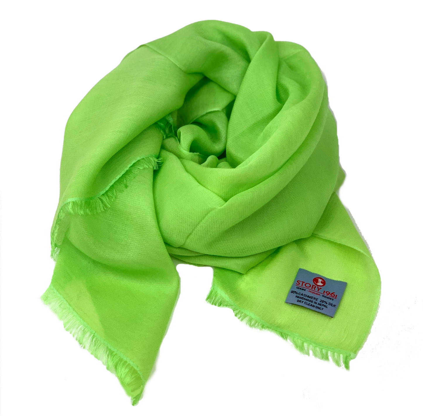 Waterpashmina Scarf Spring Green