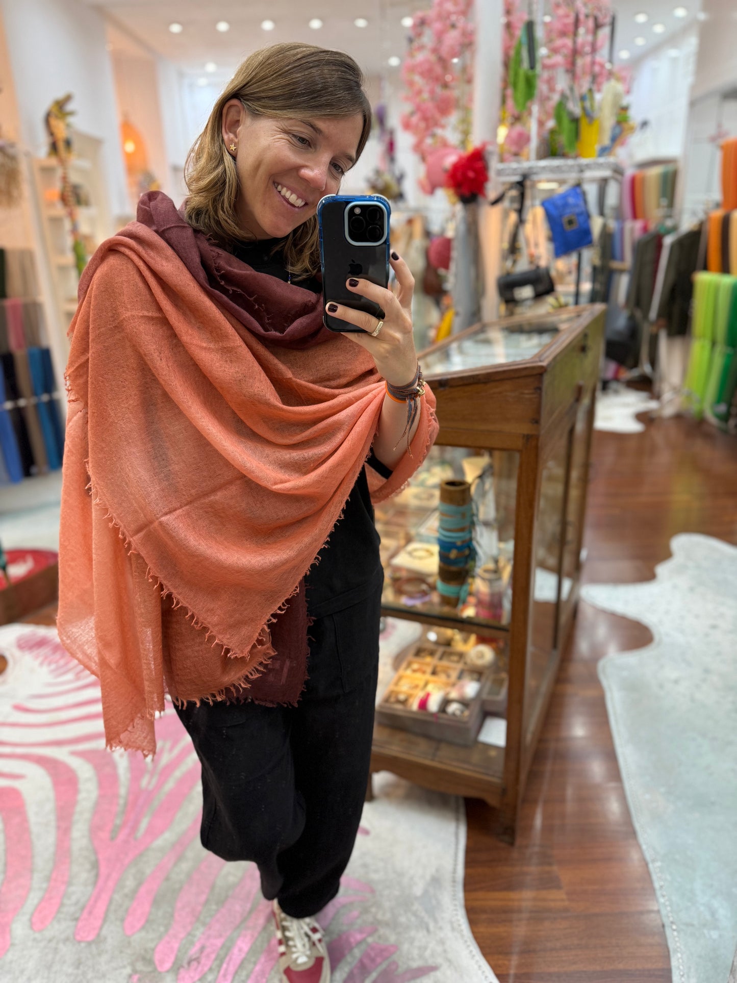 Shamina Red/ Burned Orange/Apricot