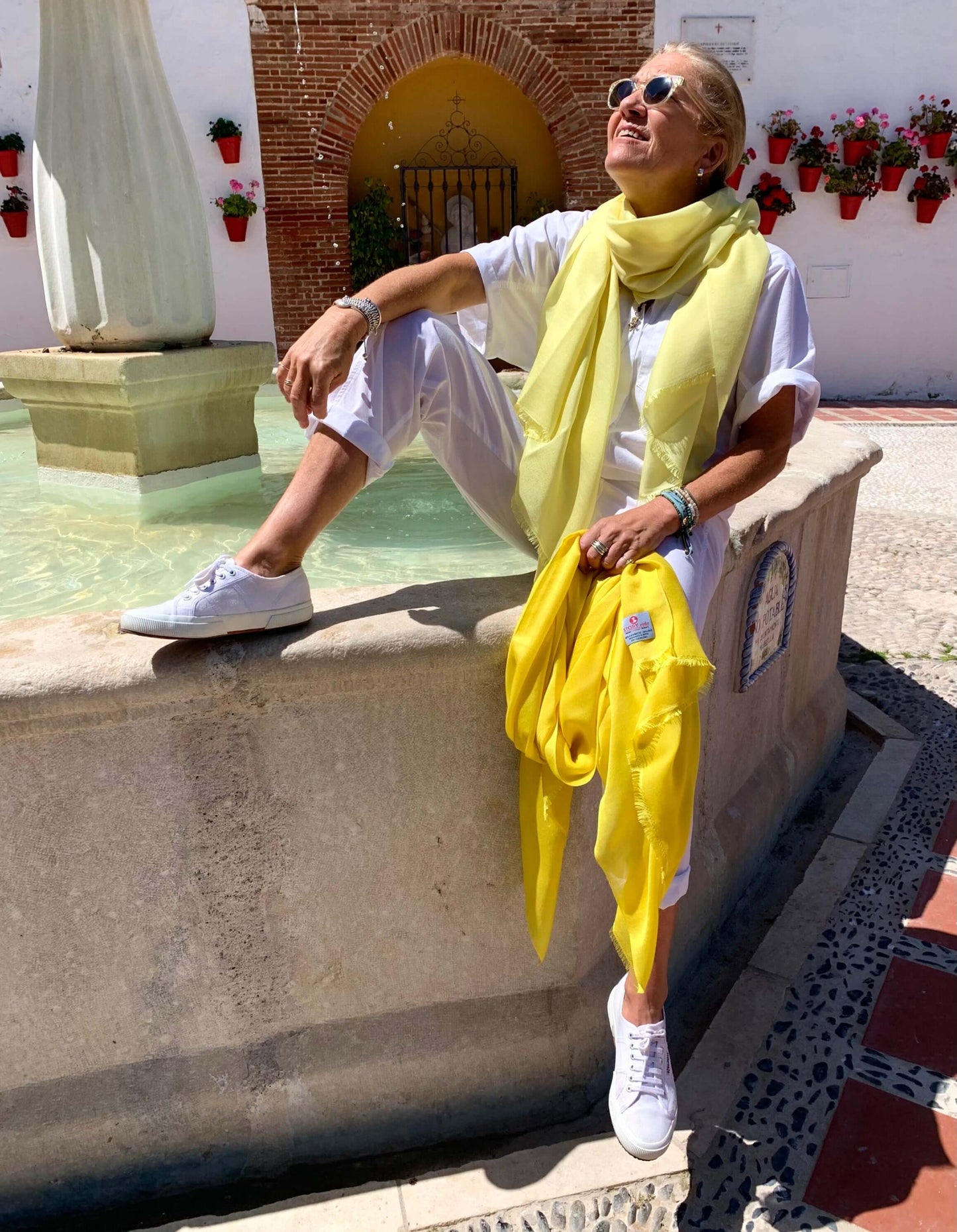 Waterpashmina Scarf Lemmon