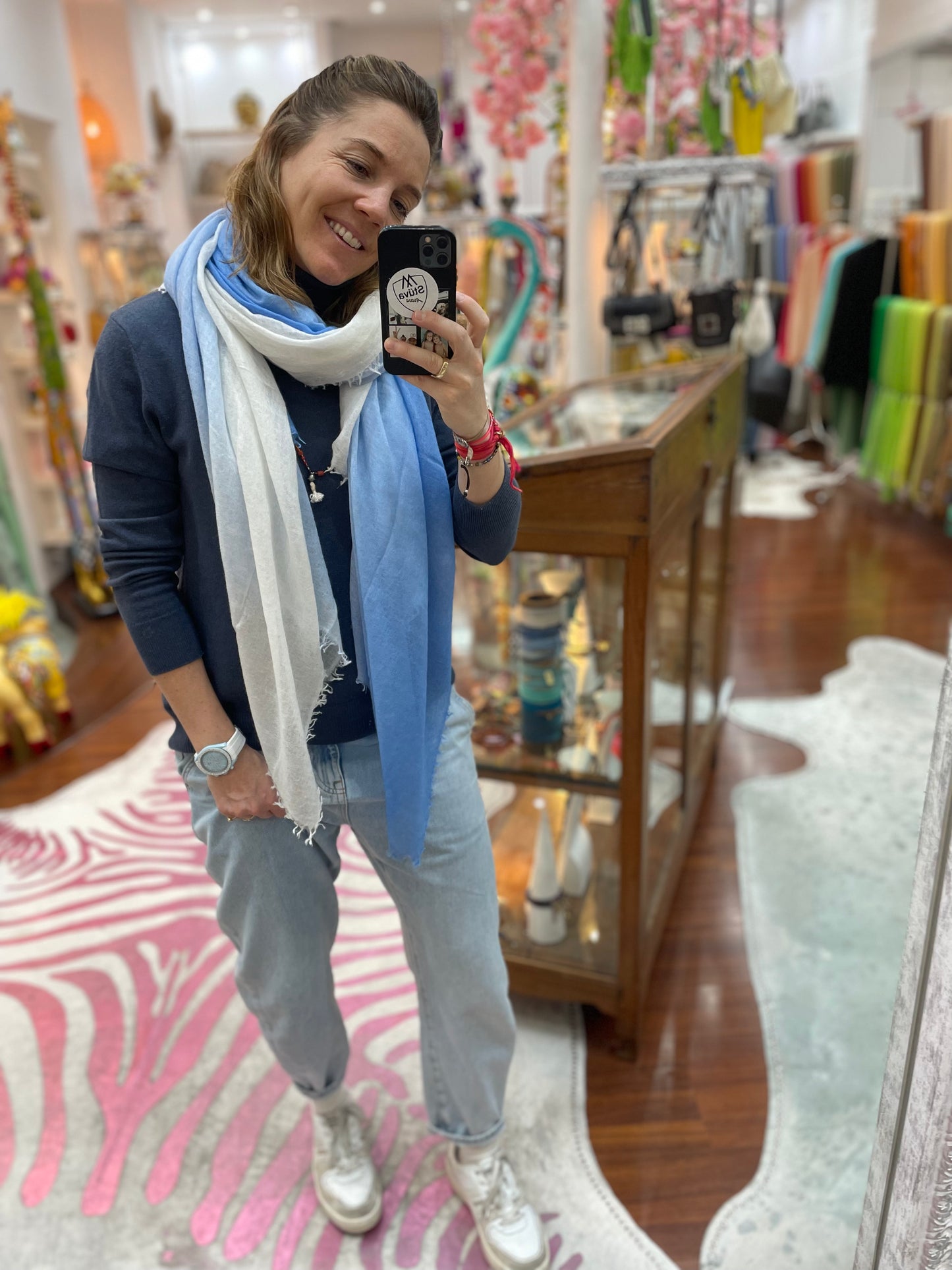 Shamina Ocean Blue / Baby Blue / White