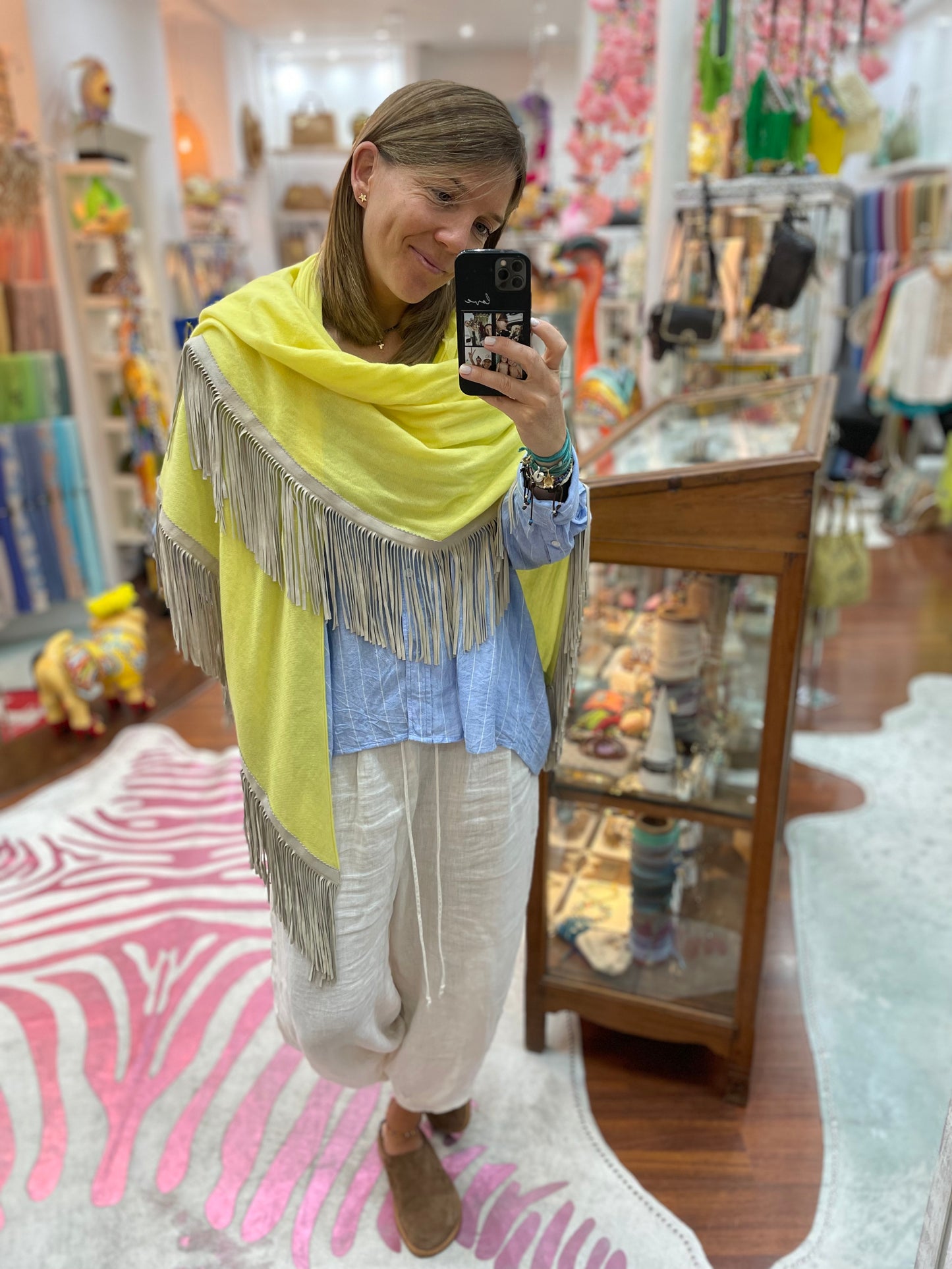 Open Poncho Lemmon