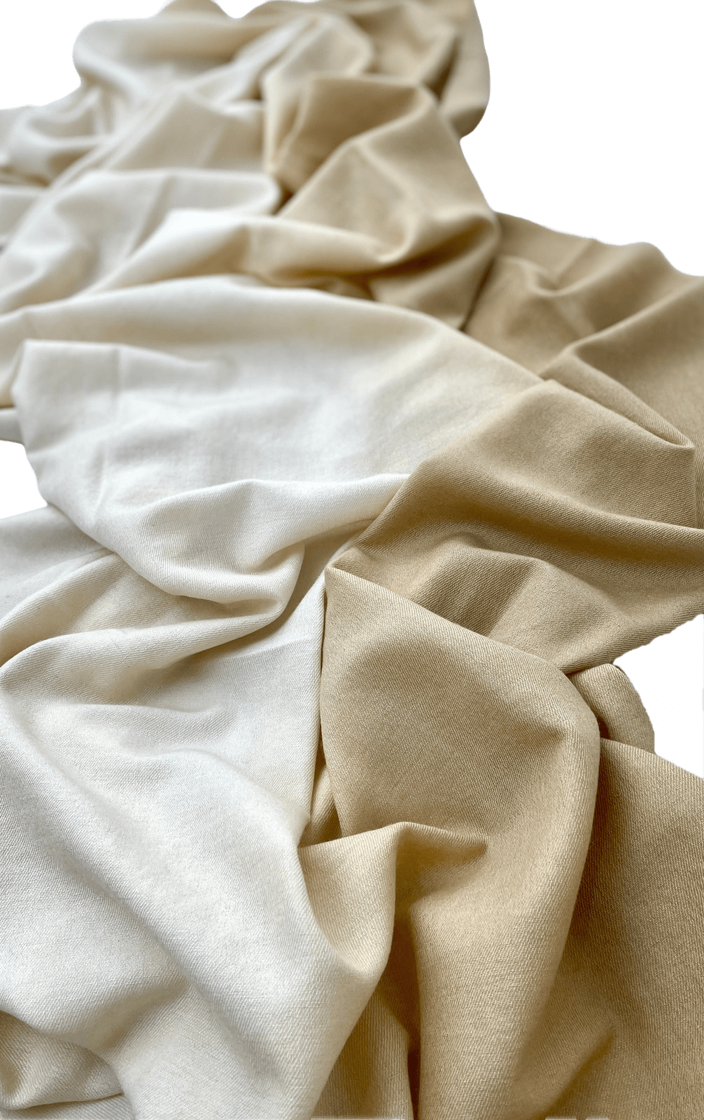 Genuine Scarf Camel meets Cream My Store