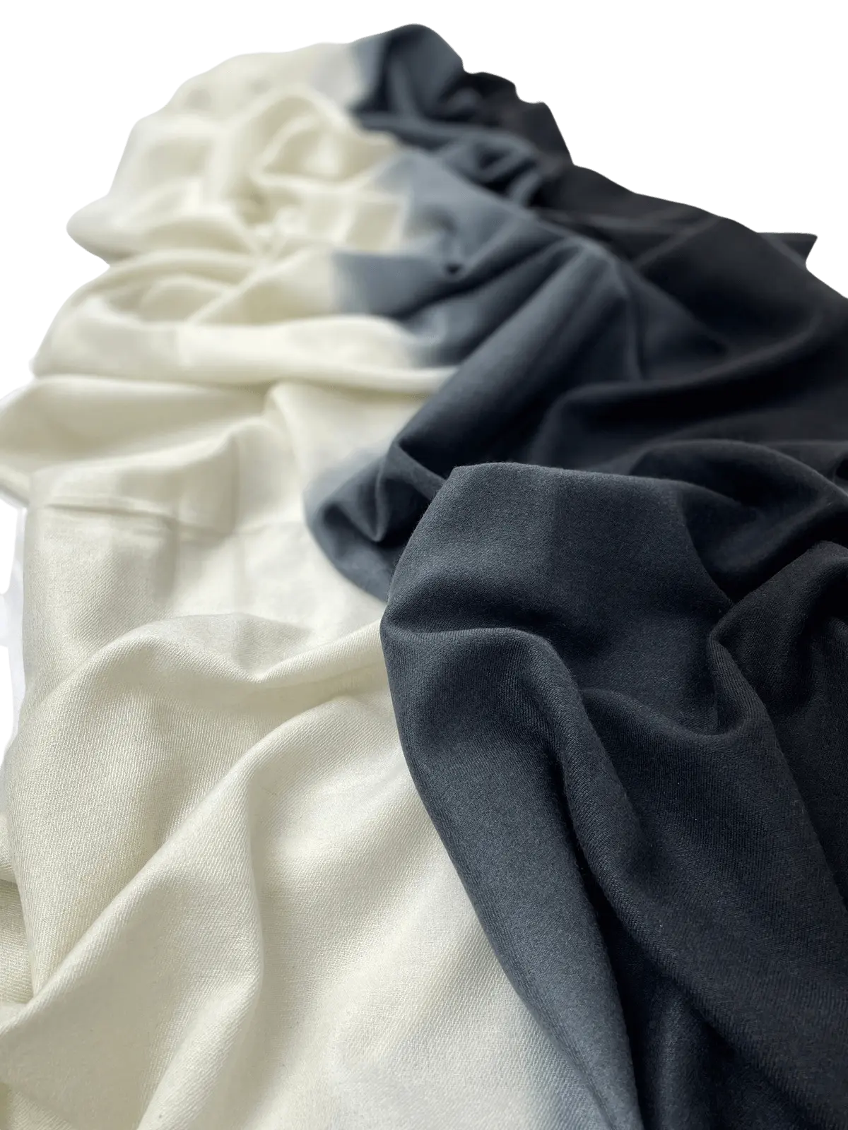 Genuine Scarf Black meets White My Store