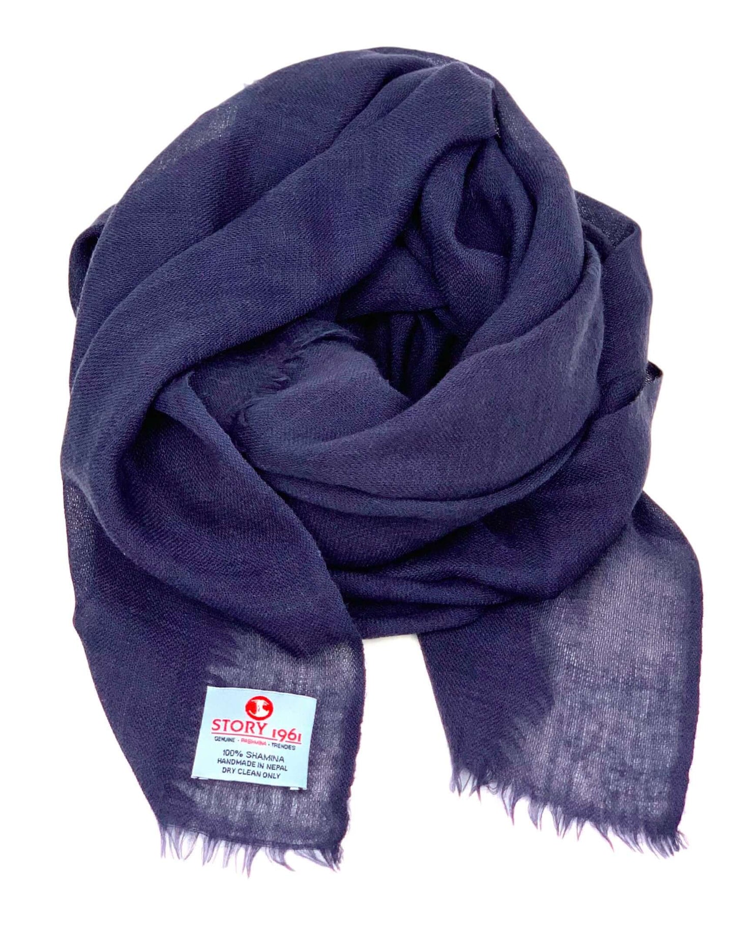 Shamina Scarf Navy Blue My Store