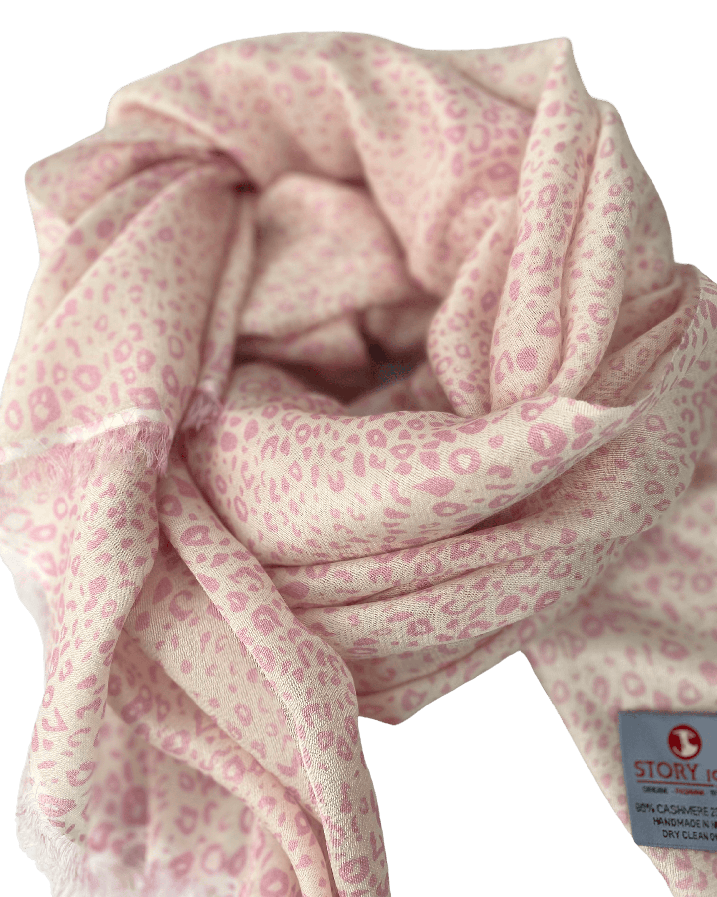Waterpashmina Scarf Leo Rose meets White