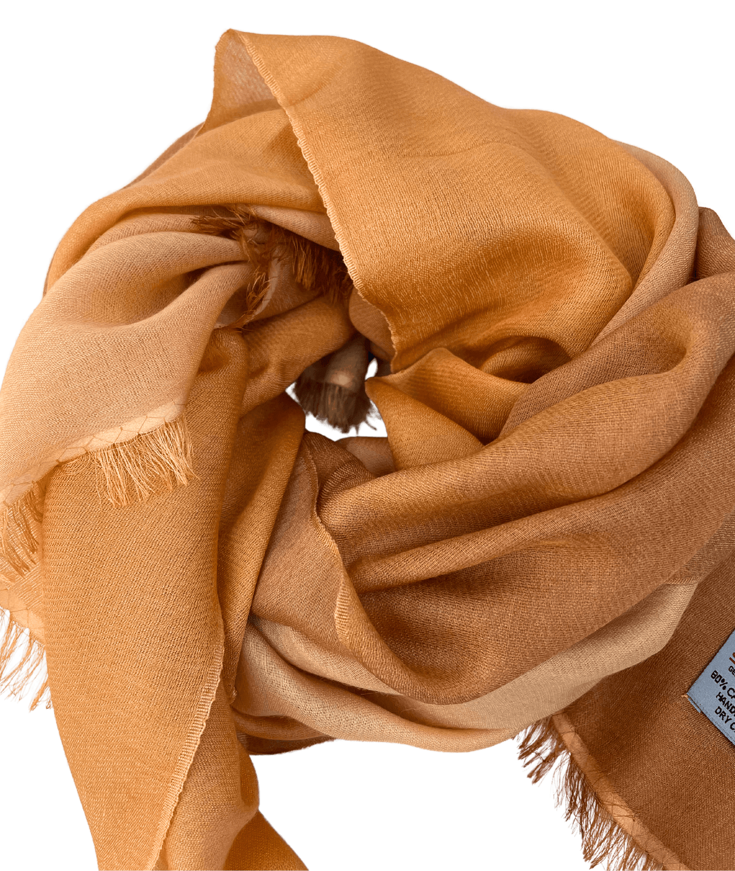 Waterpashmina Scarf Caramel meets Peach