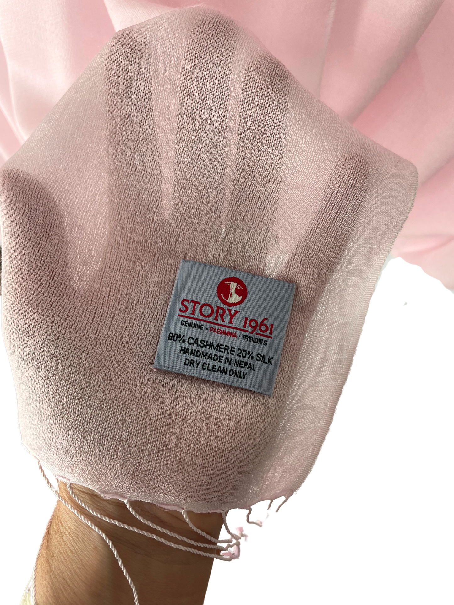 Waterpashmina Scarf Light Rose My Store