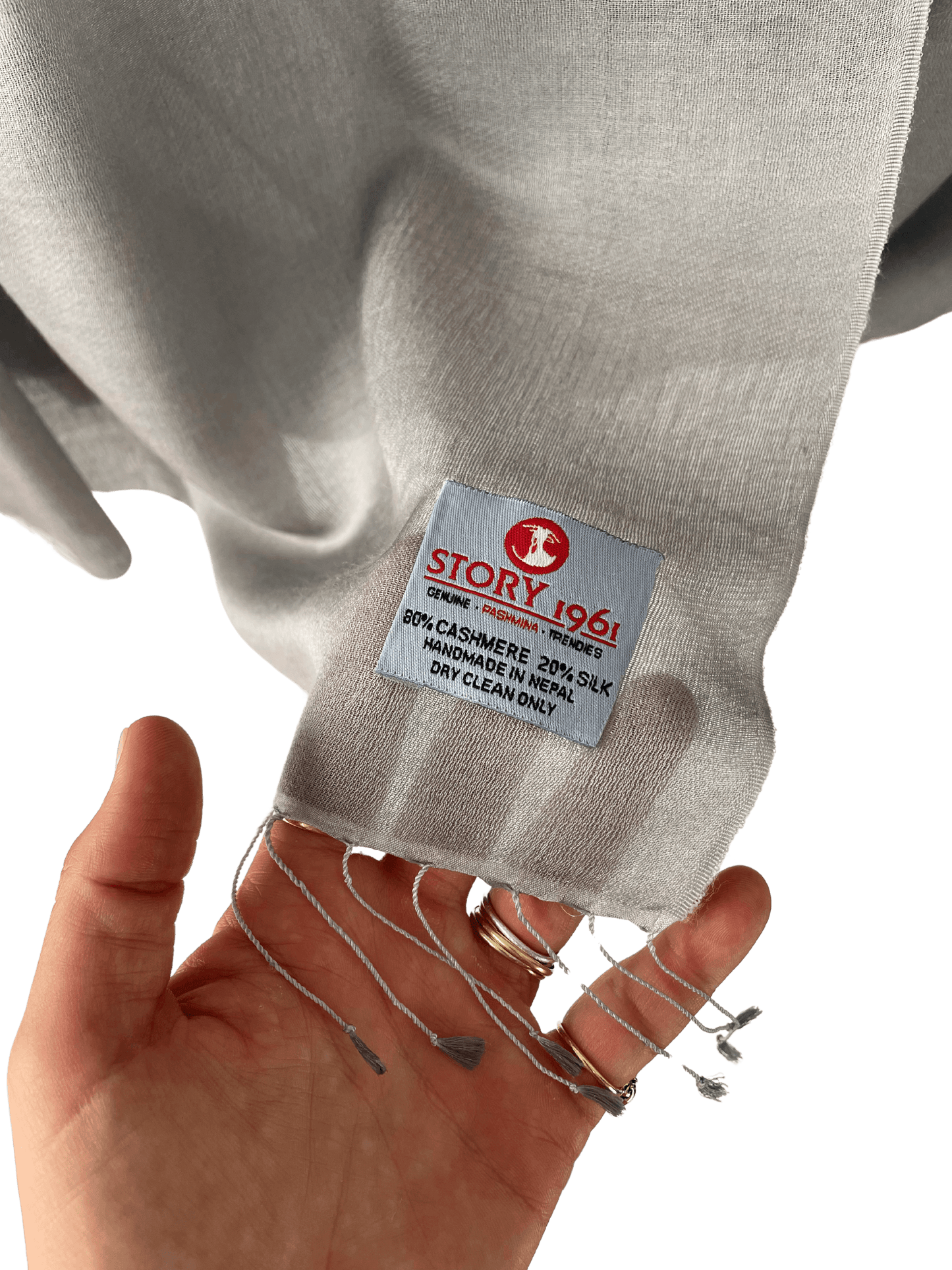 Waterpashmina Scarf Grey