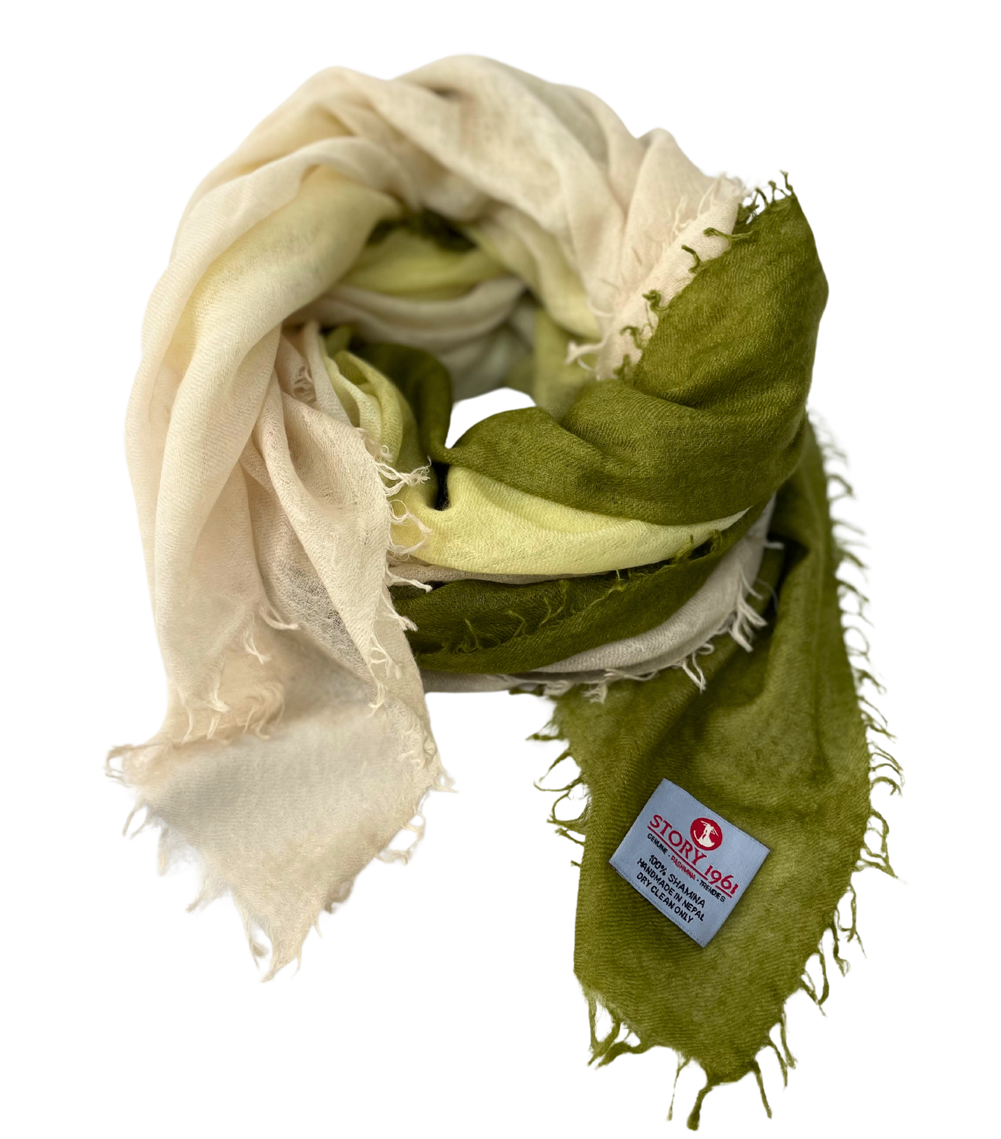 Shamina Eucalyptus Green / Light Yellow / Cream