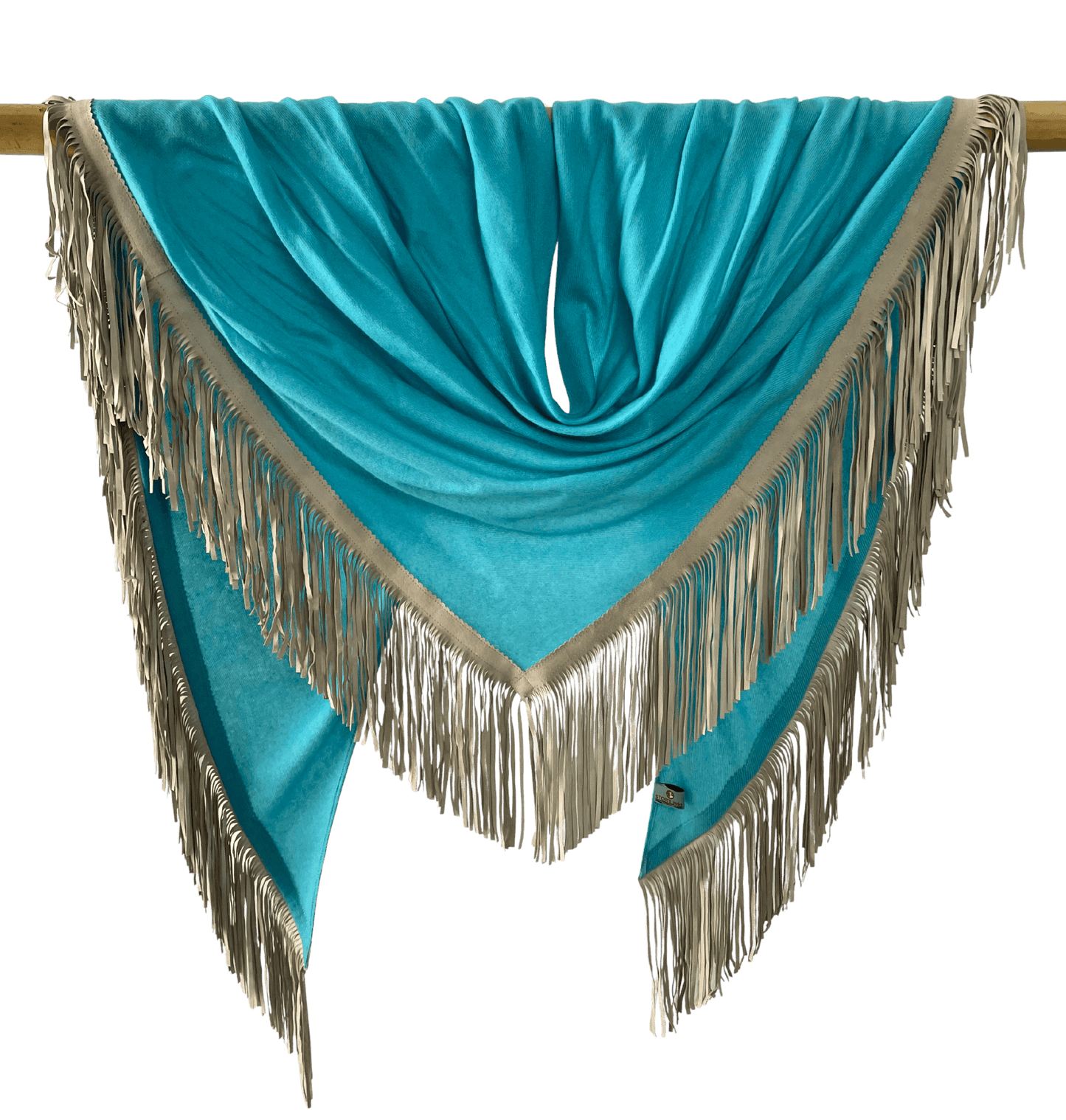 Open Poncho Turquoise