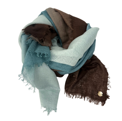 Shamina  Brown / Petrol / Light Blue