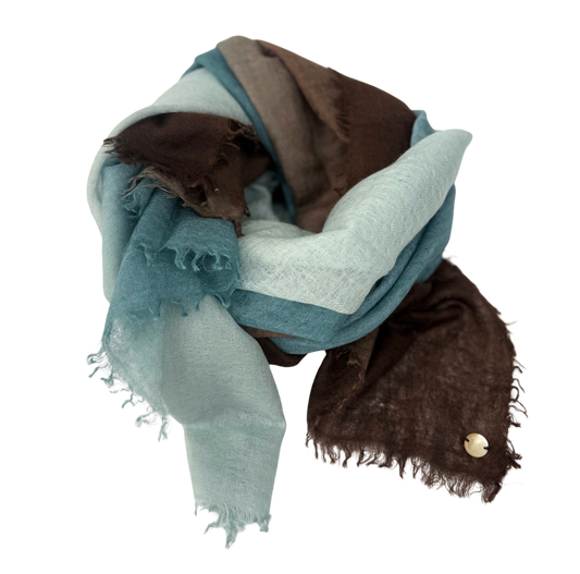 Shamina  Brown / Petrol / Light Blue