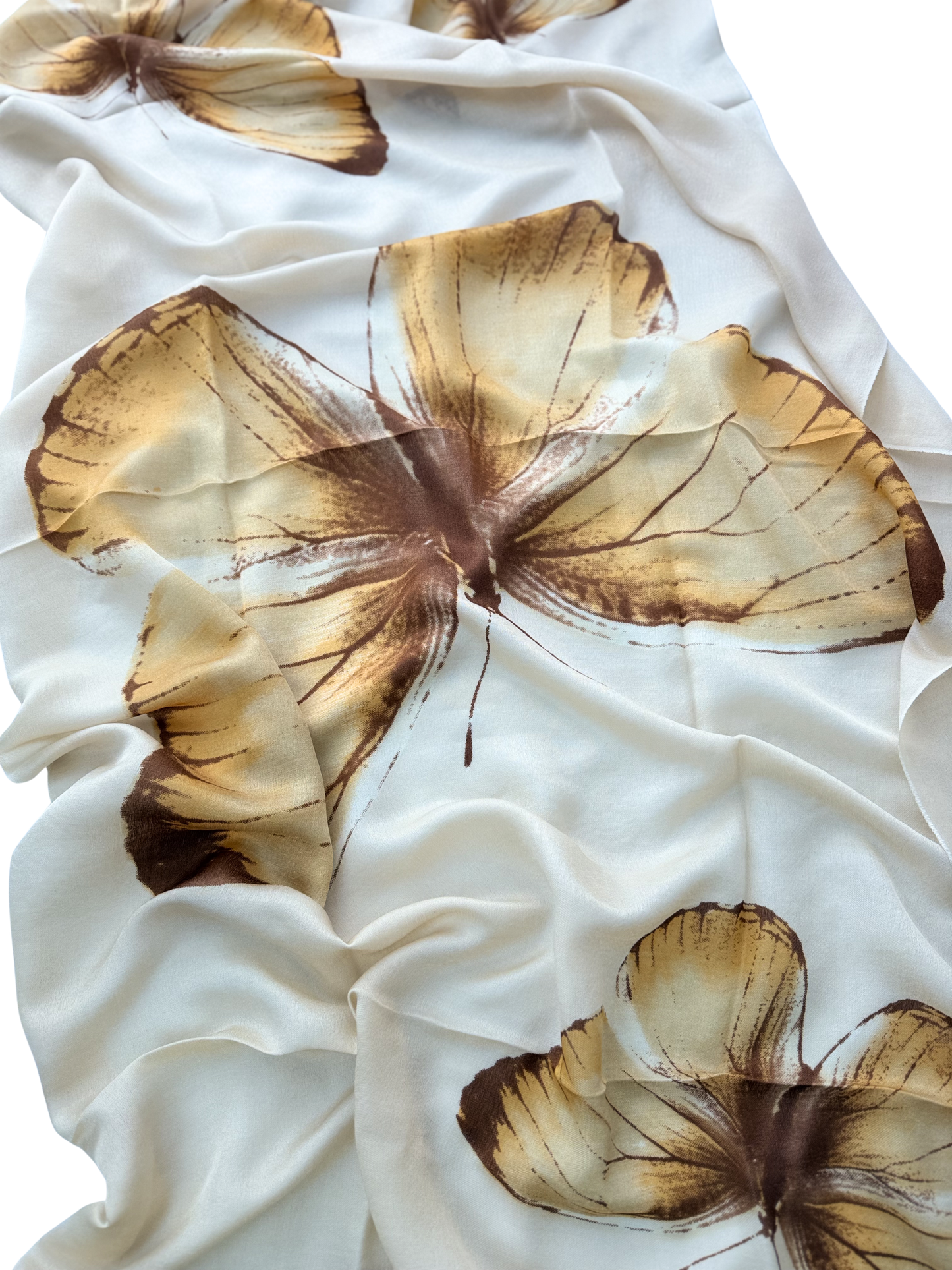 Waterpashmina Scarf Butterfly Orange