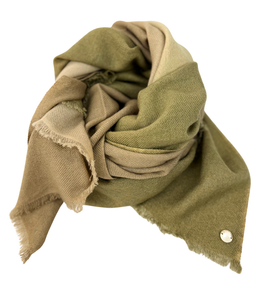 Stole Scarf Olive meets Taupe My Store