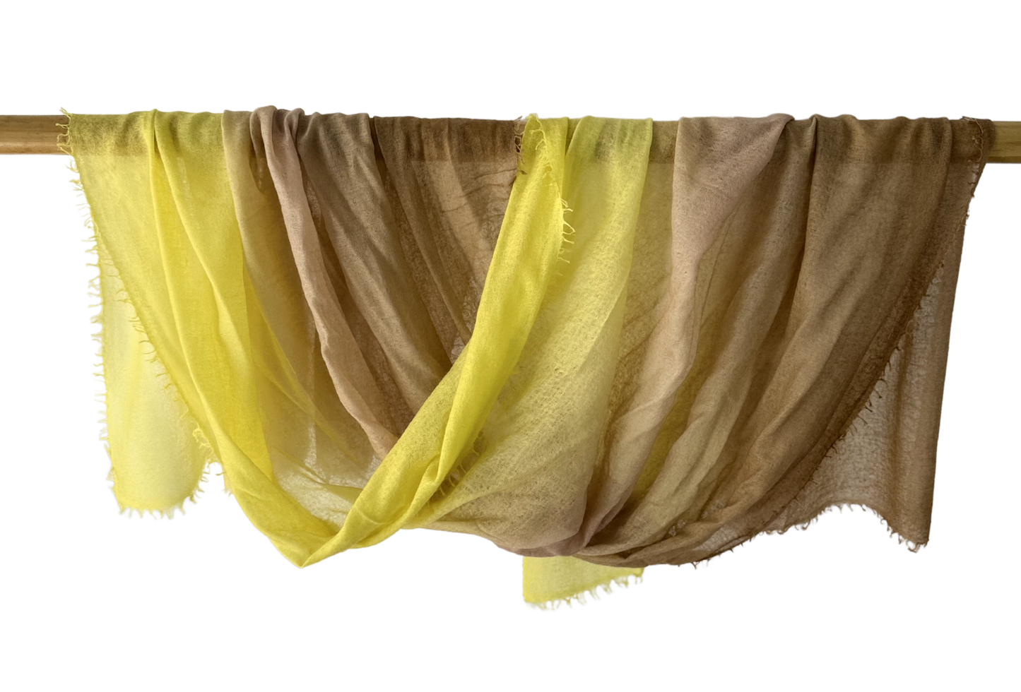 Shamina 100% finest Baby Cashmere  Yellow / Camel / Mocca