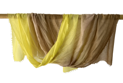 Shamina 100% finest Baby Cashmere  Yellow / Camel / Mocca