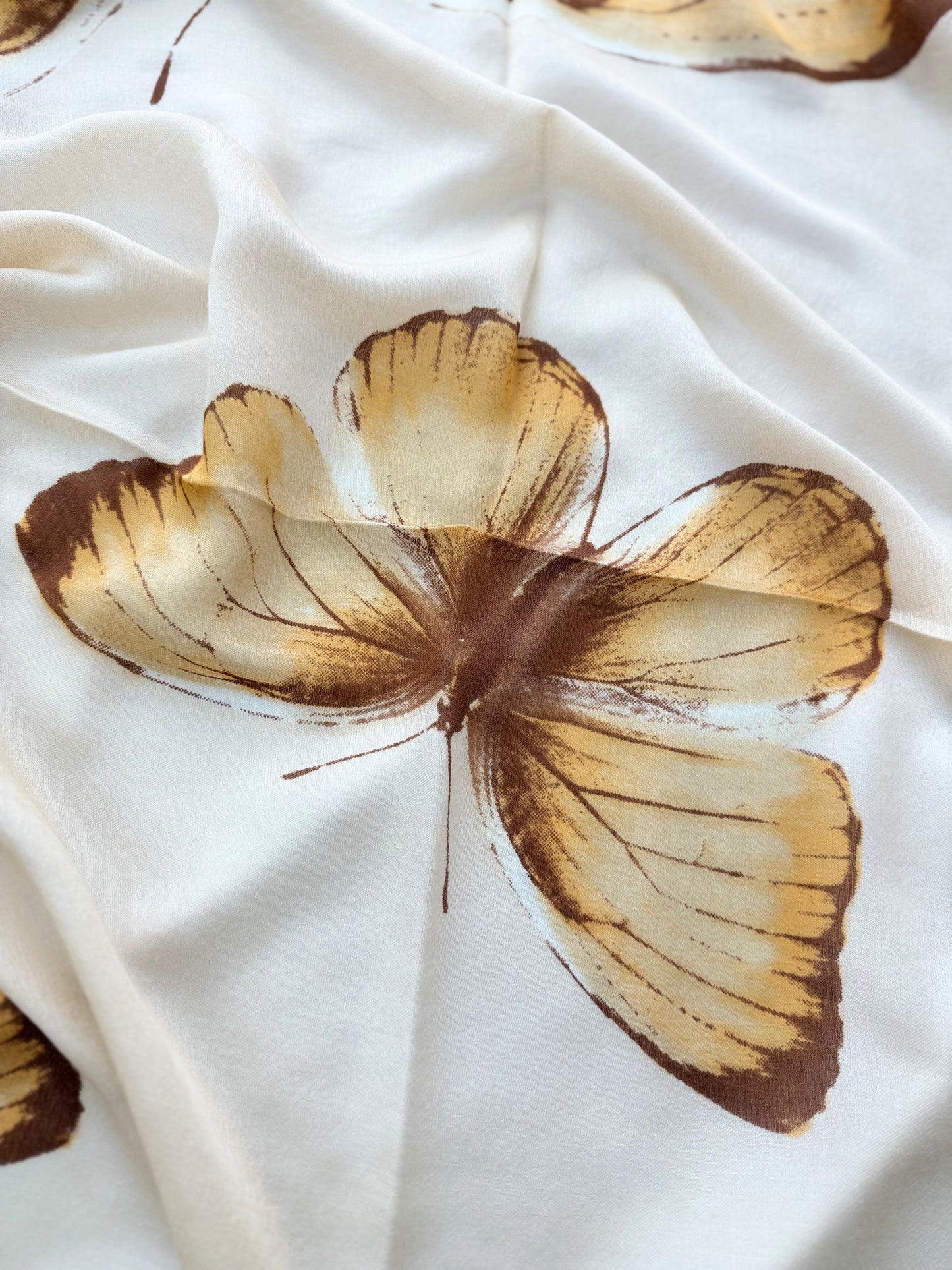 Waterpashmina Scarf Butterfly Orange