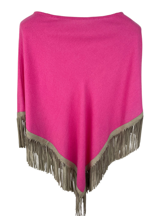 Classic Poncho Raspberry