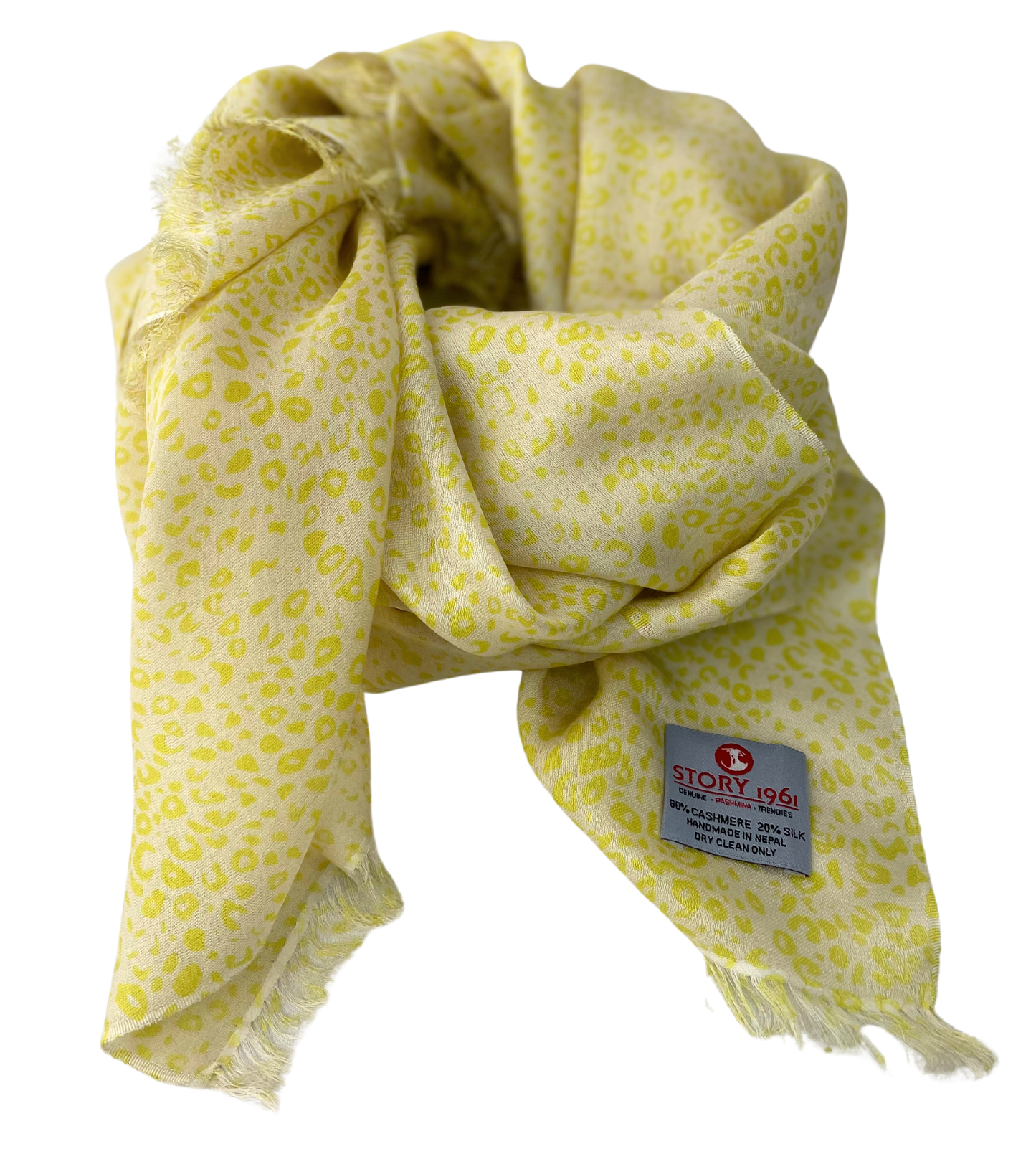 Waterpashmina Scarf Leo Lemmon meets Cream