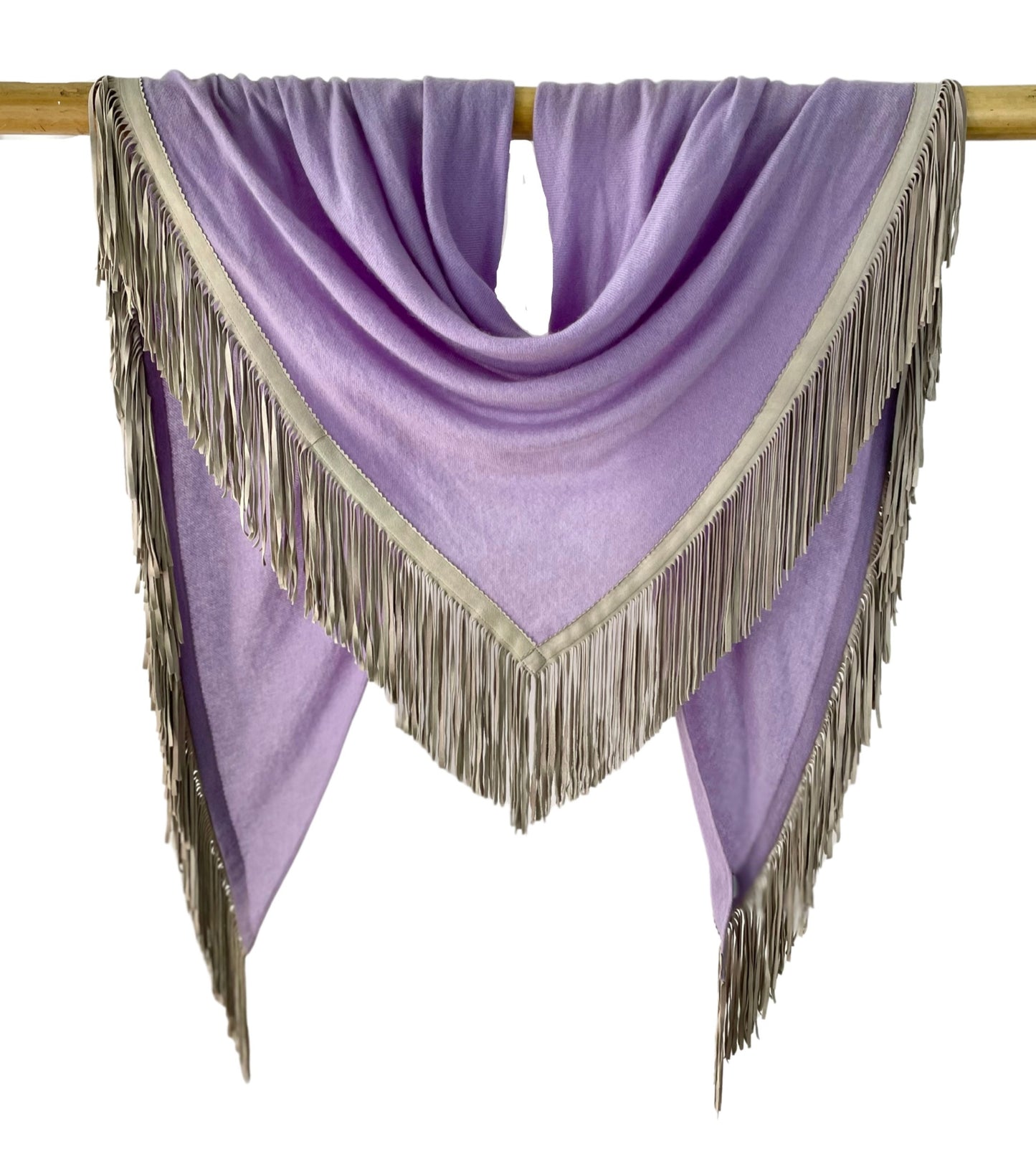 Open Poncho Lilac