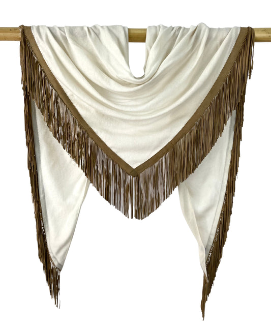 Open Poncho White