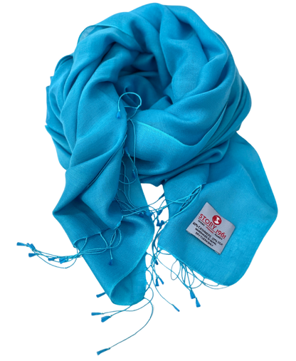 Waterpashmina Scarf Dark Turquoise