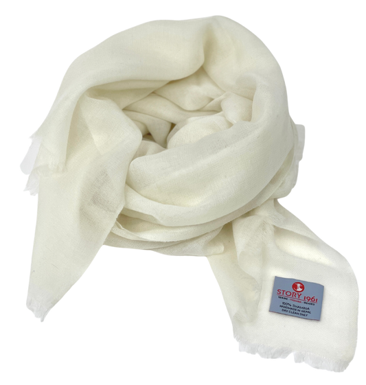 Shamina Scarf White