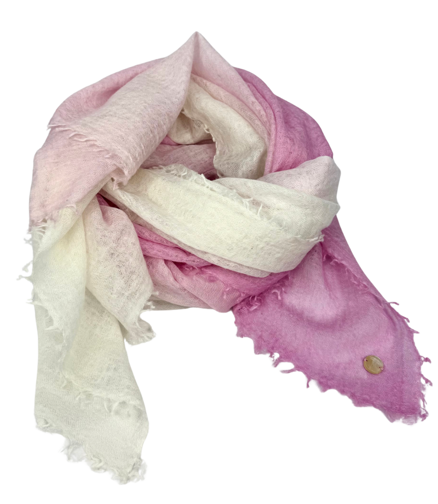 Shamina 100% finest Baby Cashmere Rose / Baby Rose / White