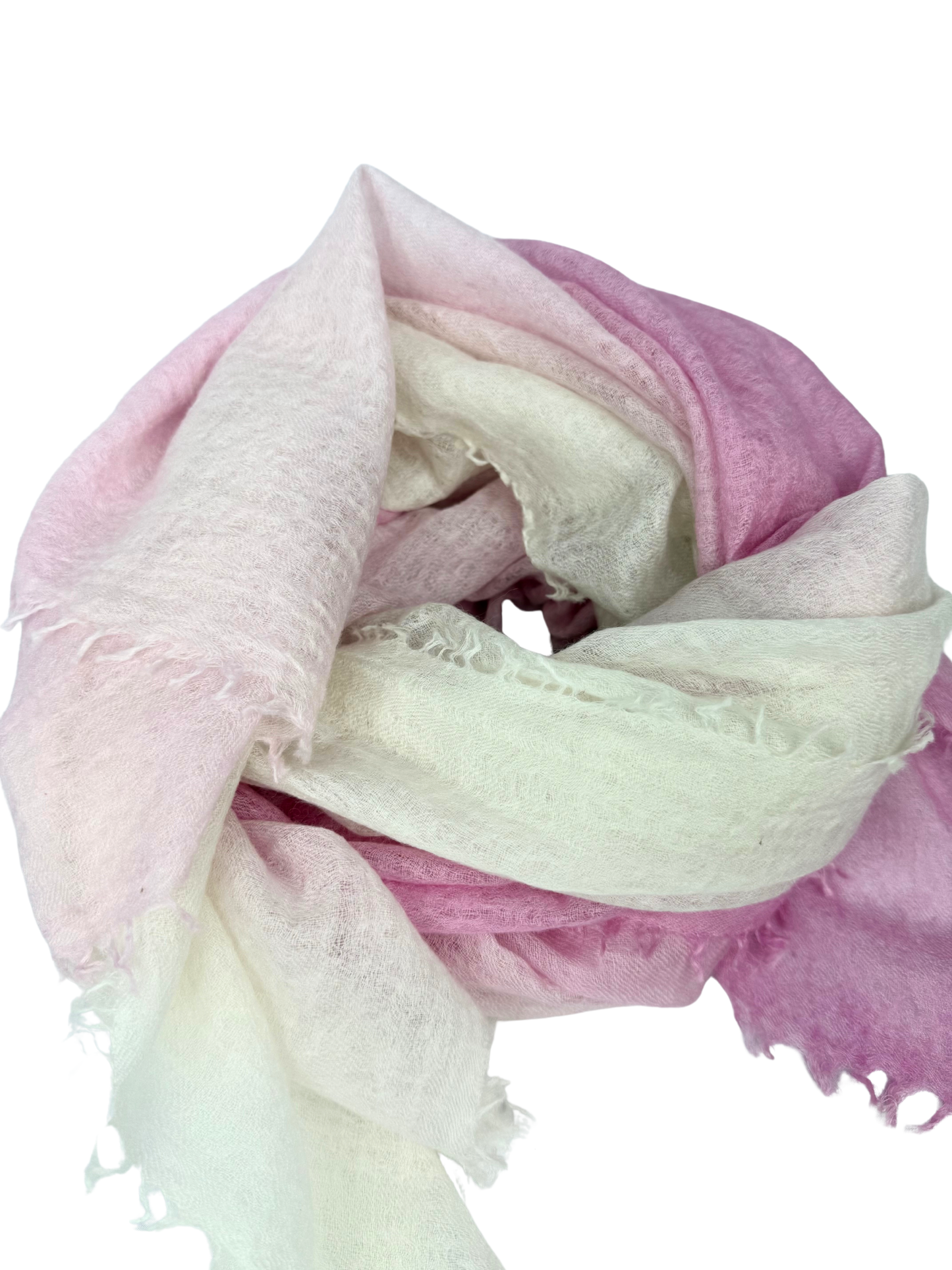 Shamina 100% finest Baby Cashmere Rose / Baby Rose / White