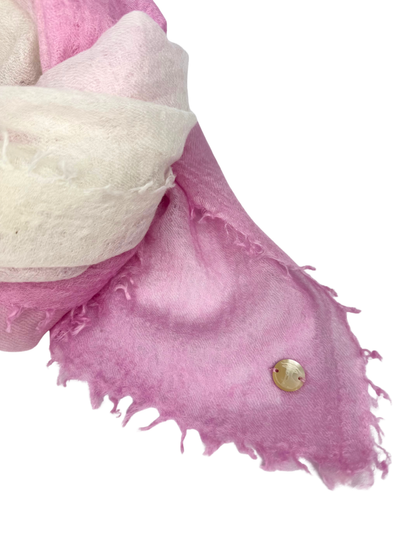 Shamina 100% finest Baby Cashmere Rose / Baby Rose / White